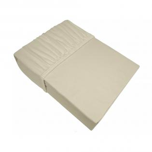 Prześcieradło z gumką beżowe Bielbaw