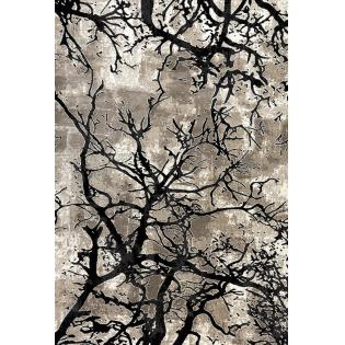 Dywan Studio 601 beżowo-czarny