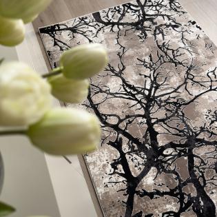 Dywan Studio 601 beżowo-czarny