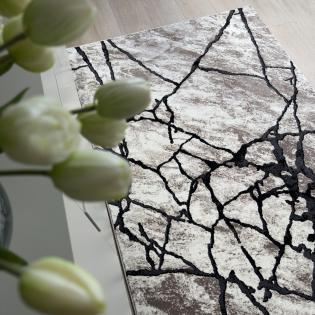 Dywan Studio 836 beżowo-czarny