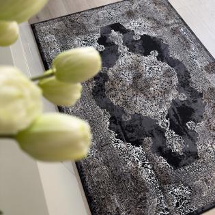 Dywan Studio 620 czarno-beżowy