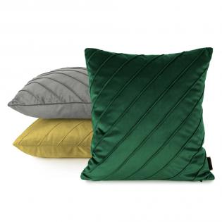 Poszewka dekoracyjna Nala 3 45x45cm stalowa geometryczna