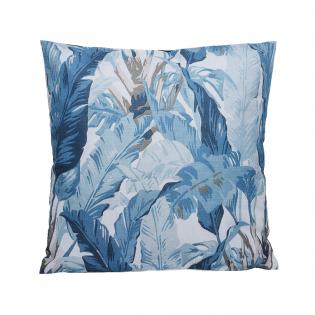 Poduszka na taras liście niebieskie 45x45cm