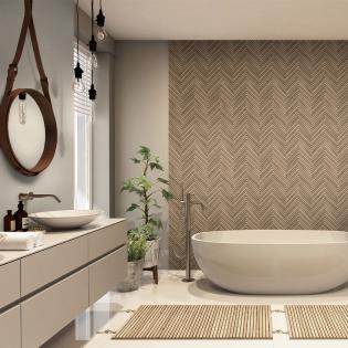 Tapeta Marburg Traventino 33377 jodełka imitacja drewna