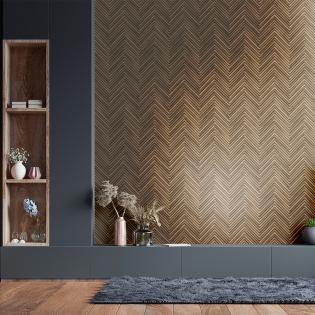 Tapeta Marburg Traventino 33377 jodełka imitacja drewna