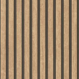 Tapeta AS Creation Pint Walls II 39109-1 lamele 3D brązowe