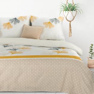 Pościel Eurofirany Design 91 Lea 07 liście miłorzębu
