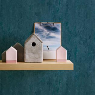 Tapeta AS Creation Trendwall II 38044-5 imitacja tynku turkusowa