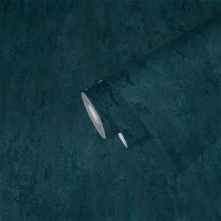 Tapeta AS Creation Trendwall II 38044-5 imitacja tynku turkusowa