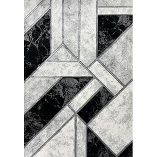 Dywan Diamond K4423S geometryczny biało-szaro-czarny