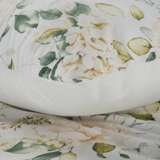 Pościel Eurofirany Classic Sonia 35  bawełniana delikatne kwiaty kremowe