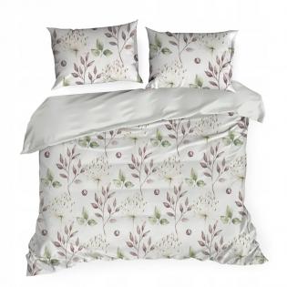 Pościel Eurofirany Classic Sonia 36  bawełniana delikatne kwiaty i listki