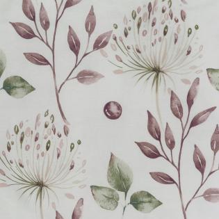 Pościel Eurofirany Classic Sonia 36  bawełniana delikatne kwiaty i listki