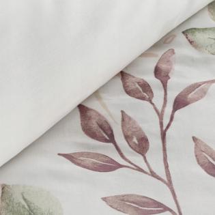 Pościel Eurofirany Classic Sonia 36  bawełniana delikatne kwiaty i listki