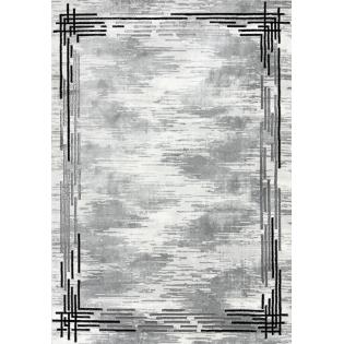 Dywan Diamond K8778S srebrna ramka