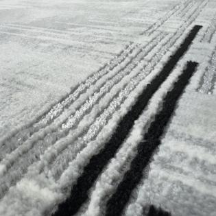 Dywan Diamond K8778S srebrna ramka