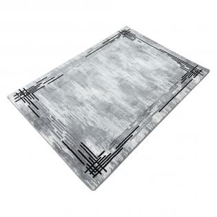 Dywan Diamond K8778S srebrna ramka