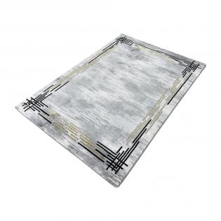 Dywan Diamond K8778G złota ramka