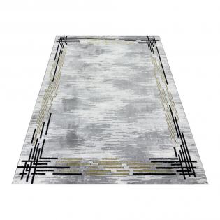 Dywan Diamond K8778G złota ramka