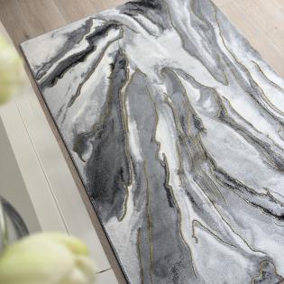 Dywan Diamond K8779G marmur złoty