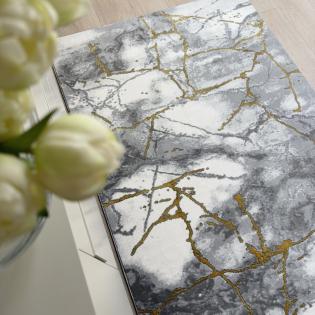 Dywan Diamond K4430G złoty marmur