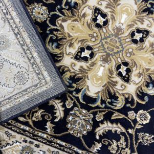 Dywan tradycyjny Shahrazad 4800 granatowa rozeta