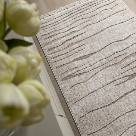 Dywan sznurkowy Benita 0G099A beżowy z frędzlami