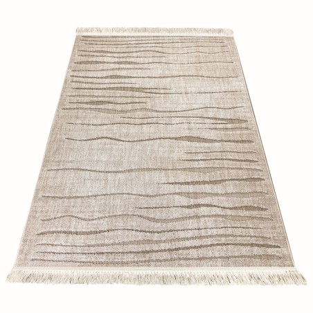 Dywan sznurkowy Benita 0G099A beżowy z frędzlami