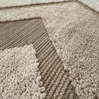 Dywan sznurkowy Benita 0G095A beżowy z frędzlami