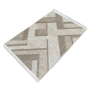 Dywan sznurkowy Benita 0G095A beżowy z frędzlami