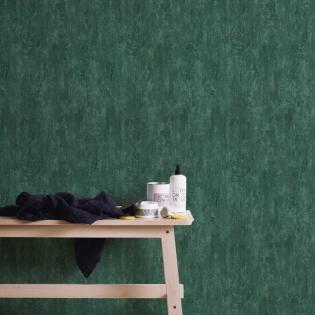 Tapeta AS Creation Trendwall II 38044-4 imitacja tynku butelkowa zieleń
