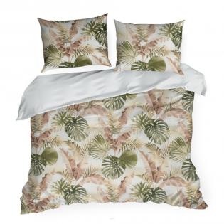 Pościel Eurofirany Classic Satin Spring 29 egzotyczne liście