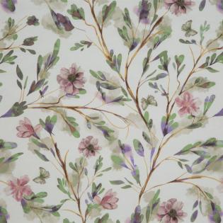 Pościel Eurofirany Classic Satin Spring 07 delikatne liście i kwiaty