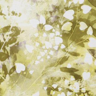 Pościel Eurofirany Nova Print Nika 22 satyna bawełniana zielone liście