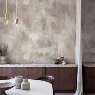 Tapeta mural Grandeco Mural Young ML4202 Abstract beton beżowy