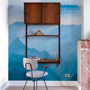 Tapeta mural Grandeco Mural Young Edition ML1101 Landscape niebieskie góry