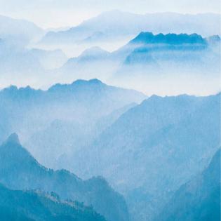 Tapeta mural Grandeco Mural Young Edition ML1101 Landscape niebieskie góry