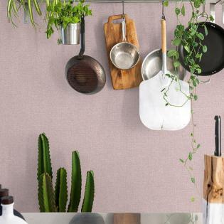 Tapeta Grandeco Jungle Fever JF1305 / PP1105 tło struktura lnu różowa