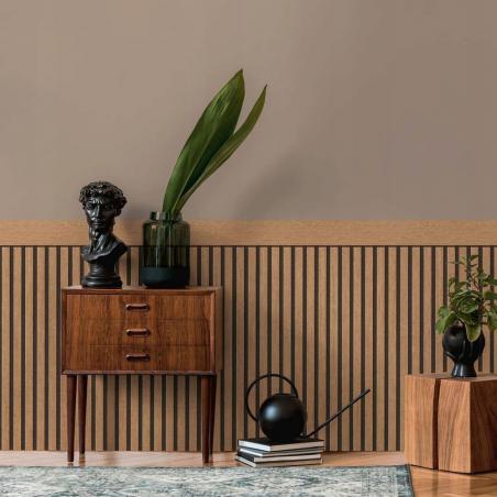 Tapeta ścienna AS Creation Wall panel 39744-4 boazeria lamele 3D