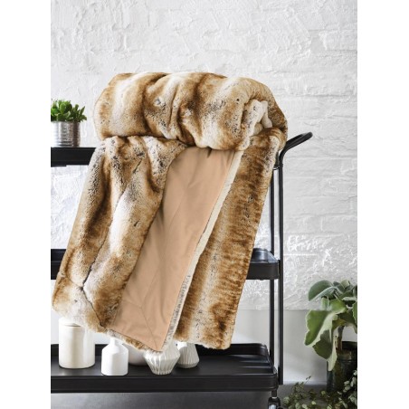 Koc futrzany Bugatti 3883-300 brązowy