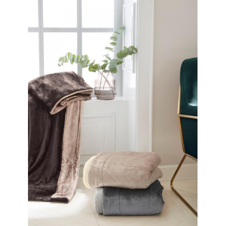 Koc s.Oliver Double Soft 1280-800 szary 150x200