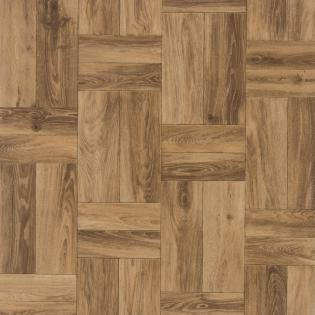 Wykładzina PCV Lentex Bonus Javorina 040 531-01 klepka brązowa