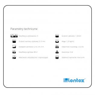 Wykładzina PCV Lentex Bonus Javorina 040 531-01 klepka brązowa