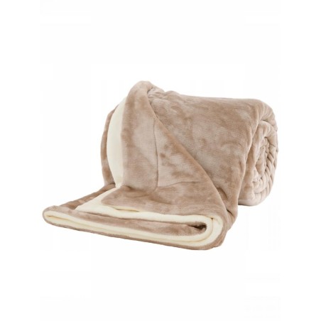 Koc s.Oliver Double Soft 1280-300 beżowy 150x200