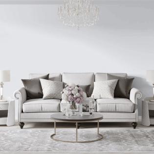 Tapeta Sintra Spring 459403 tło jednokolorowe struktura jasne szare