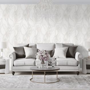 Tapeta Sintra River 526828 geometryczna fale beżowe