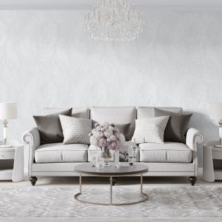 Tapeta ścienna Sintra River 526811 geometryczna fale kremowe