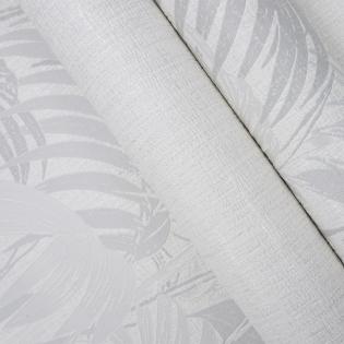 Tapeta Sintra Selva 454022 liście palmy szare