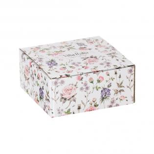 Villa Italia Margaret Filiżanka ze spodkiem do herbaty 200ml kolorowe kwiaty i motyle