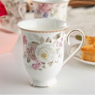 Villa Italia Margaret Kubek 340ml kolorowe kwiaty i motyle